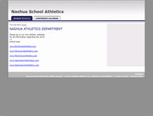 Tablet Screenshot of nashuaschoolathletics.org